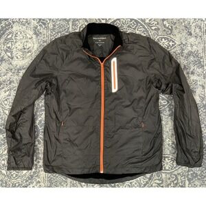 Field &‎ Stream  Jacket Mens L Gray Windbreaker Lightweight Outdoors-zip-(1-12)